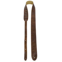 Load image into Gallery viewer, Perri’s Leathers Ltd. - Guitar Strap - Deluxe Italian Leather - Chestnut - Adjustable - For Acoustic / Bass / Electric Guitars - Made in Canada (JW-G7LE-IT68)
