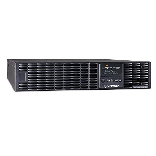 CyberPower OL1500RTXL2U Smart App Online UPS System, 1500VA/1350W, 8 Outlets, 2U Rack/Tower