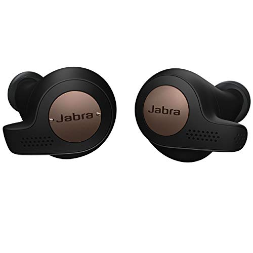 Jabra Elite Active 65t Earbuds – True Wireless Earbuds with Charging Case, Copper Black – Bluetooth Earbuds with a Secure Fit and Superior Sound, Long Battery Life and More