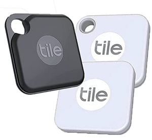 Tile Mate (2020) & Tile Pro Black, Combo - 3 Pack ( 2 x Mate, 1 x Pro) - High Performance Bluetooth Tracker, Keys Finder and Item Locator for Keys, Bags, Dogs, and More; Water Resistance