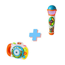 Load image into Gallery viewer, LA GRANJA DE ZENÓN Karaoke Microphone + Muiscal Projector Camera El Reino Infantil
