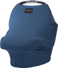 Load image into Gallery viewer, Milk Snob Original 5-in-1 Luxe Cover in Ocean Blue - Added Privacy for Breastfeeding, Baby Car Seat, Carrier, Stroller, High Chair, Shopping Cart, Lounger Canopy, Newborn Essentials, Nursing Top
