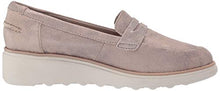 Load image into Gallery viewer, Clarks womens Sharon Ranch Penny Loafer, Pewter Suede, 9 US
