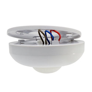 Sensky 360 Degree Ceiling Mount Occupancy Sensor, 110-240V PIR Motion Sensor Switch, High Sensitive Movement Detector Light Switch, Neutral Required(Max Detection Distance: 6 m)