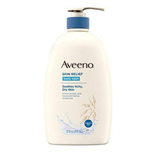 Load image into Gallery viewer, Aveeno Skin Relief Fragrance-Free Body Wash with Oat to Soothe Dry Itchy Skin, Gentle, Soap-Free &amp; Dye-Free for Sensitive Skin, 33 fl. oz
