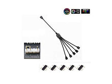 Load image into Gallery viewer, Cooler Master 1-to-5 ARGB Splitter Cable / 5V - Support 3-pin Addressable RGB - LED Sync Cable for MasterFan/MasterLiquid ARGB Series Support(ARGB 1-to-5 Splitter)

