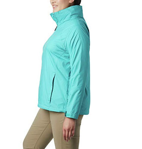 Columbia Women's Switchback III Adjustable Waterproof Rain Jacket, Miami, Large