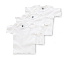 Load image into Gallery viewer, Gerber Brand 3 Pack White Pullon Short Sleeve Shirt, 3-6 Months
