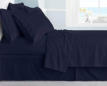 Load image into Gallery viewer, Swift Home Luxury Bedding Collection, Ultra-Soft Brushed Microfiber 6-Piece Bed Sheet Sets, Extremely Durable - Easy Fit - Wrinkle Resistant - (Includes 2 Bonus Pillowcases), Queen, Navy
