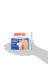 Load image into Gallery viewer, Band-Aid Brand Adhesive Bandages, Plastic Strips, ONE SIZE FITS ALL, 60 Count (Pack of 3)

