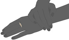 Load image into Gallery viewer, 10K Gold Dainty Bow Ring set with Round Cut Swarovski Zirconia (.216 cttw), Size 5
