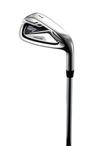 18 Piece Men's Complete Golf Club Package Set With Titanium Driver, #3 & #5 Fairway Woods, #4 Hybrid, 5-SW Irons, Putter, Stand Bag, 4 H/C's (Blue, Regular Size)