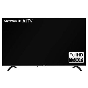 SKYWORTH E20300 40" INCH 1080P LED A53 Quad-CORE Android TV Smart 40E20300 with Voice Remote with Google Assistant, 1mm Thin Bezel, and Android Operating System