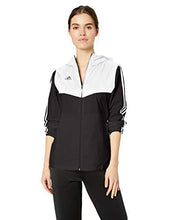 Load image into Gallery viewer, adidas Women&#39;s Alphaskin Tiro Windbreaker, Black/White, X-Small
