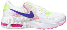 Load image into Gallery viewer, Nike Women's Air Max Excee AMD Trail Running Shoe, White Indigo Burst Pink Blast, 9

