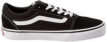 Load image into Gallery viewer, Vans Boy's^Boy's^Boy's Ward Low-Top Sneakers, Black ((Suede/Canvas) Black/White Iju), 13 UK
