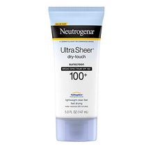 Load image into Gallery viewer, Neutrogena Ultra Sheer Dry-Touch Sunscreen Lotion, Broad Spectrum SPF 100 UVA/UVB Protection, Lightweight Water Resistant, Non-Comedogenic &amp; Non-Greasy, 5 fl. oz
