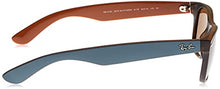 Load image into Gallery viewer, Ray-Ban RB2132 New Wayfarer Square Sunglasses, Matte Havana/B-15 Brown, 55 mm
