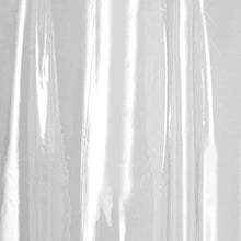 Load image into Gallery viewer, iDesign Vinyl Plastic Long Shower Curtain Liner, Mold and Mildew Resistant Plastic Shower Curtain for use Alone or With Fabric Curtain, 54&quot; x 78&quot; Inches, Clear
