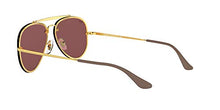 Load image into Gallery viewer, Ray-Ban RB3584N Blaze Aviator Sunglasses, Gold/Pink Mirror, 58 mm
