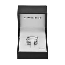 Load image into Gallery viewer, Geoffrey Beene Men’s Comfort Fit Bike Chain Stainless Steel Ring, Silver
