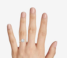 Load image into Gallery viewer, 14K Solid Yellow Gold 2.0 Carat Solitaire CZ Engagement Ring, Size 6
