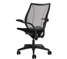 Load image into Gallery viewer, Humanscale Liberty Office Desk Task Chair - L116BN02V102-B Pinstripe Silver Backrest - Vellum Graphite Seat (Renewed)
