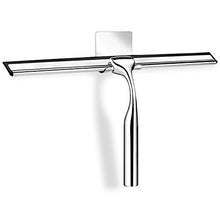 Load image into Gallery viewer, Shower Squeegee for Shower Glass Door, All-Purpose Stainless Steel Shower Squeegee with Hook for Bathroom, Mirrors, Tiles and Car Windows (Silver, 14-Inch)
