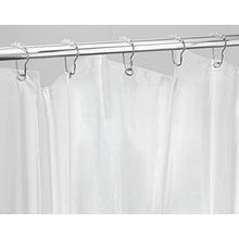 Load image into Gallery viewer, iDesign Vinyl Plastic Long Shower Curtain Liner, Mold and Mildew Resistant Plastic Shower Curtain for use Alone or With Fabric Curtain, 54&quot; x 78&quot; Inches, Clear
