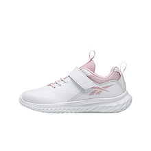 Load image into Gallery viewer, Reebok Kids Rush Runner 4 Shoes Comfortable Athletics School Running Girl's Fashion Shoe New (White, Numeric_11_Point_5)
