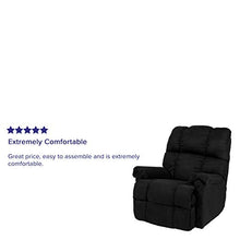 Load image into Gallery viewer, Flash Furniture Sierra Black Microfiber Rocker Recliner
