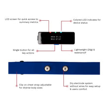 Load image into Gallery viewer, Frontier X2 Smart Heart Monitor with Chest Strap, Wireless Heart Health Monitoring Device with Heart Strain, Breathing Rate, Heart Rhythm and Fitness Tracking with Continuous Heart Rate Monitoring
