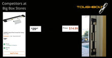 Load image into Gallery viewer, TOUGHBOLT Premium Sliding Glass Door Lock - Child Safety Lock with Double-DEADBOLT - Exterior Warning Sticker Included – See Tools Required to Install

