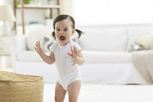 Gerber Baby 3-Pack or 6-Pack Long-Sleeve Onesies Bodysuit, 6-Pk White, 6-9 Months
