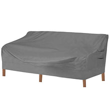 Load image into Gallery viewer, Vailge Heavy Duty Patio Sofa Cover, 100% Waterproof 3-Seater Outdoor Sofa Cover,Lawn Patio Furniture Covers with Air Vent and Handle,60" Wx 35" Dx 35" H,Grey
