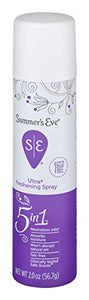 Summer's Eve Freshening Spray | Ultra | 2 oz Size | Pack of 3 | pH Balanced, Dermatologist & Gynecologist Tested