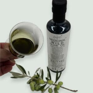 Sparta Limited Edition, Organic Extra Virgin Olive Oil, Wild Evoo-Oleocanthal 2043 mg/kg, Cold Pressed, Award Winning, High Polyphenol, Omega 9,6,3 Fatty Acids-1x250ml
