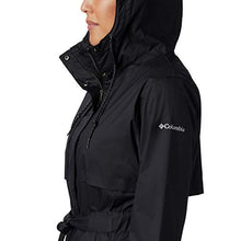 Load image into Gallery viewer, Columbia Women&#39;s Pardon My Trench Rain Jacket,Black,Small

