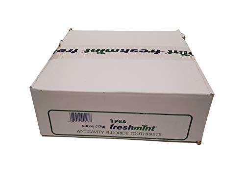 Load image into Gallery viewer, 144 Tubes of Freshmint® 0.6 oz. Anticavity Fluoride Toothpaste, Metallic Tube, Tubes do not Have Individual Boxes for Extra Savings, Travel Size