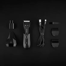 Load image into Gallery viewer, MANSCAPED™ Electric Groin Hair Trimmer, The Lawn Mower™ 4.0, Replaceable SkinSafe™ Ceramic Blade Heads, Waterproof Wet / Dry Clippers, Rechargeable, Wireless Charging, Ultimate Male Hygiene Razor
