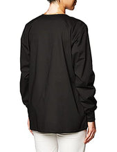 Load image into Gallery viewer, WonderWink Women's Wonderflex Constance Scrub Jacket, Black, Medium
