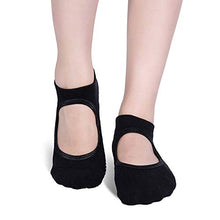 Load image into Gallery viewer, Yoga Socks Non Slip Skid Socks with Grips Pilates Ballet Barre Socks for Women
