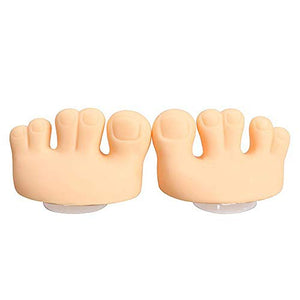 ☀ Dergo ☀Toothbrush holder ,Funny Cute Toe Foot Shaped Pen Pencil Toothbrush Holder Stand Mount Seat Rack
