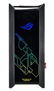 Asus ROG Strix Helios GX601 RGB Mid-Tower Computer Case for up to EATX Motherboards with USB 3.1 Front Panel, Smoked Tempered Glass, Brushed Aluminum and Steel Construction, and Four Case Fans, Black
