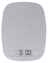 Load image into Gallery viewer, GreaterGoods Digital Food Kitchen Scale, Multifunction Scale Measures in Grams and Ounces (Ash Grey)
