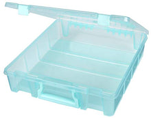 Load image into Gallery viewer, ArtBin 6955RK Super Satchel 1-Compartment Box, Art &amp; Craft Organizer, 1-Pack, Translucent Blush
