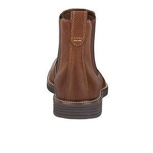 Dockers Men's Langford Casual Slip-on Chelsea Boot, Brown, 7 M