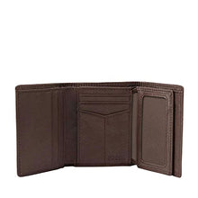 Load image into Gallery viewer, Fossil Ingram Extra Capacity Trifold Men's Wallet Brown
