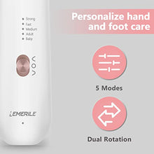 Load image into Gallery viewer, Electric Manicure Pedicure Set,Cordless Nail Drill Machine,Professional Electric Nail File, Rechargeable Nail Grinder with 5 Speeds,Nails Care Tool for Calluses, Thick Nails, Nail Buffer Trim Grind
