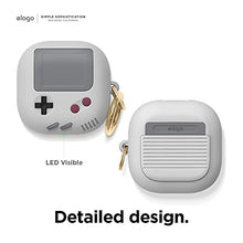 Load image into Gallery viewer, elago GB5 Case Compatible with Samsung Galaxy Buds 2 Case (2021) / Galaxy Buds Pro Case (2021) / Galaxy Buds Live Case (2020), Classic Handheld Game Console Design [US Patent Registered] [Light Grey]
